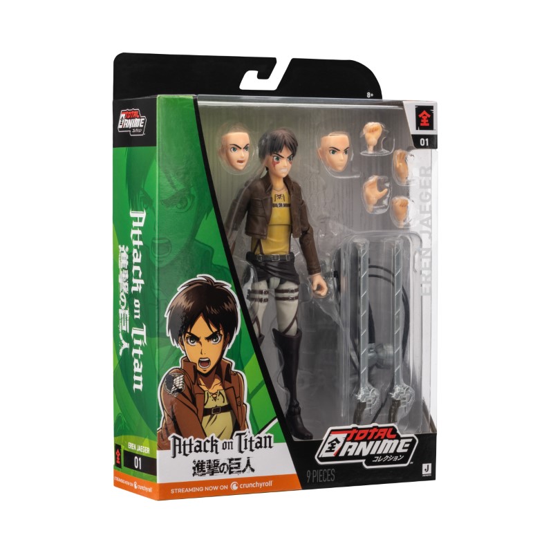 Attaque Des Titans Jazware Total Anime Eren Yeager 16,5Cm